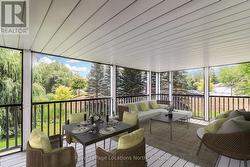 Virtually-Staged Deck (13' x 21') Covered/Screened - 