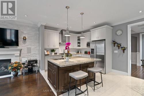 2469 Chateau Common, Oakville, ON - Indoor With Fireplace