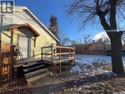 502 3Rd Avenue E, Biggar, SK - Outdoor With Deck Patio Veranda