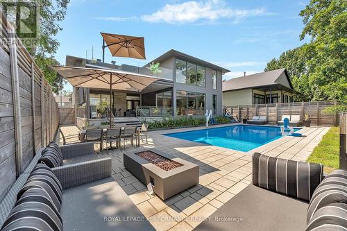 941 Winnington Avenue, Ottawa, ON - Outdoor With In Ground Pool With Deck Patio Veranda