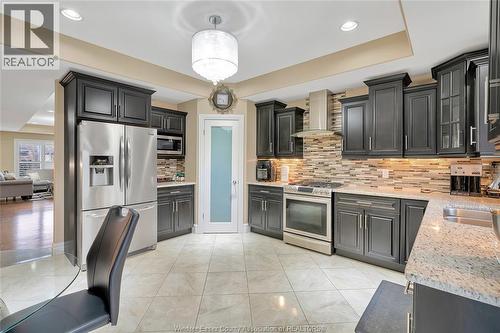 2988 Ruth Road, Windsor, ON - Indoor Photo Showing Kitchen With Double Sink With Upgraded Kitchen