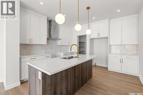 279 Nazarali Way, Saskatoon, SK - Indoor Photo Showing Kitchen With Double Sink With Upgraded Kitchen