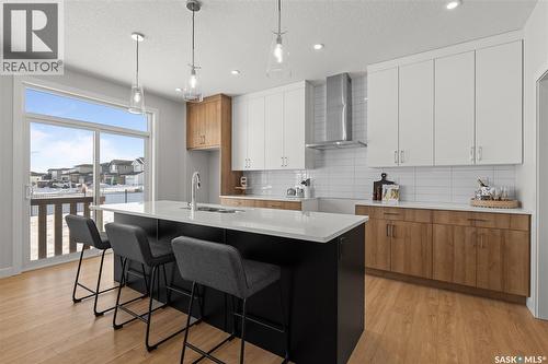 934 Brighton Gate, Saskatoon, SK - Indoor Photo Showing Kitchen With Upgraded Kitchen