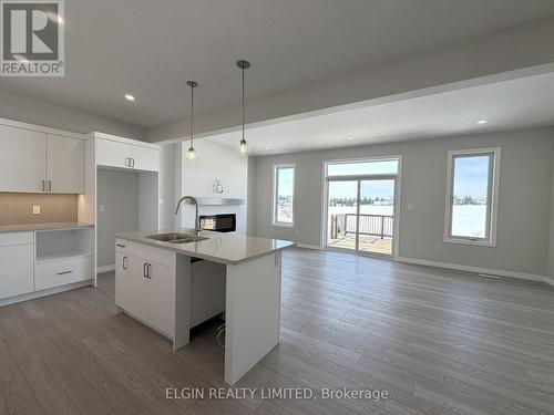 55 Woodcock Drive, Tillsonburg, ON - Indoor Photo Showing Kitchen With Double Sink