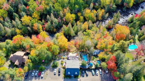 Photo aérienne - 2222  - 2334 Boul. De Ste-Adèle, Sainte-Adèle, QC - Outdoor With View