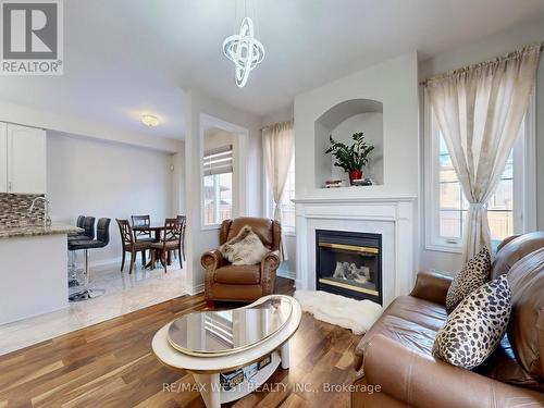 56 Planter Crescent, Vaughan, ON - Indoor Photo Showing Living Room With Fireplace