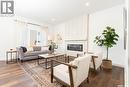 210 Doran Way, Saskatoon, SK  - Indoor Photo Showing Living Room With Fireplace 