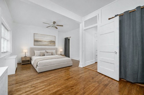 Master Bedroom - 77 Av. Columbia, Westmount, QC - Indoor Photo Showing Bedroom