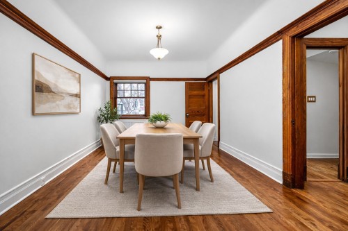 Dining Room - 77 Av. Columbia, Westmount, QC - Indoor Photo Showing Dining Room