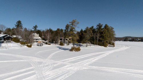 Bord de l'eau - 23 Ch. Phaneuf, Orford, QC - Outdoor With View