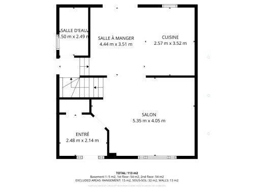 Plan (croquis) - 298 Rue Provost, Napierville, QC - Other