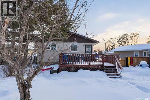 42 Macdowall Crescent, Prince Albert, SK - Outdoor With Deck Patio Veranda