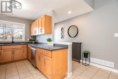 46 Spring Wagon Lane, Elmira, ON - Indoor Photo Showing Kitchen With Double Sink