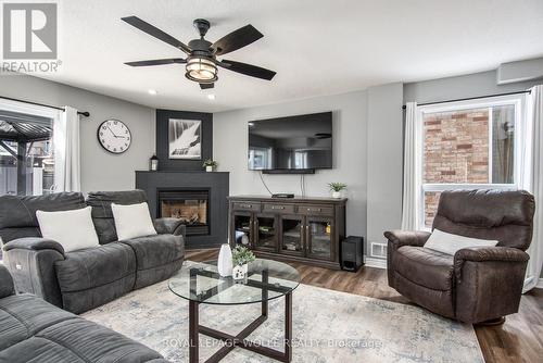 46 Spring Wagon Lane, Elmira, ON - Indoor Photo Showing Living Room With Fireplace