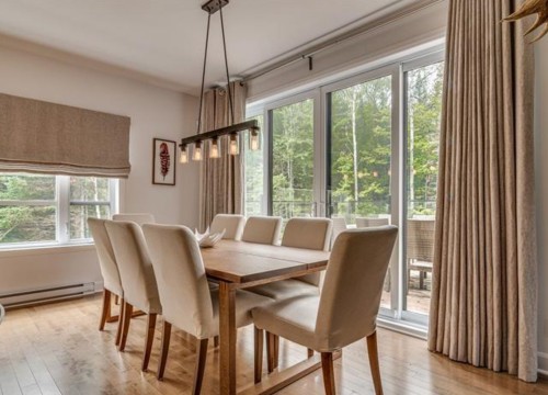 Photo aérienne - 305 Allée Paisible, Mont-Tremblant, QC - Indoor Photo Showing Dining Room