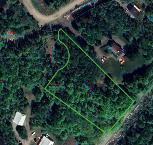 Plan (croquis) - Ch. Lisbourg, Wentworth-Nord, QC 
