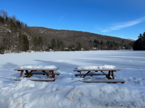 Water access - Ch. Des Riverains, Austin, QC 