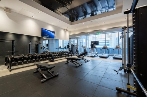 Salle d'exercice - 3802-720 Rue St-Jacques, Montréal (Ville-Marie), QC - Indoor Photo Showing Gym Room