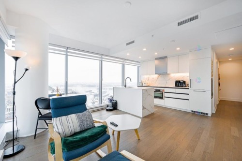 Salon - 3802-720 Rue St-Jacques, Montréal (Ville-Marie), QC - Indoor Photo Showing Kitchen