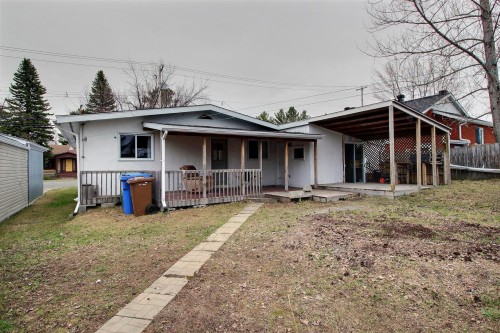 Courtyard - 334 Av. Dufault, Rouyn-Noranda, QC - Outdoor With Deck Patio Veranda