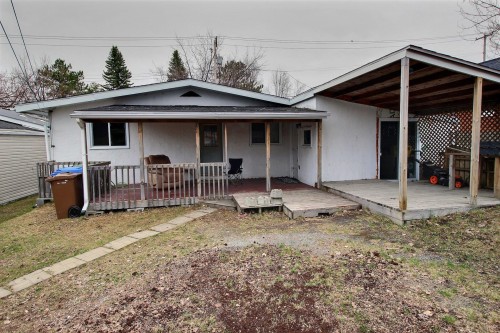 Back of Structure - 334 Av. Dufault, Rouyn-Noranda, QC - Outdoor With Deck Patio Veranda