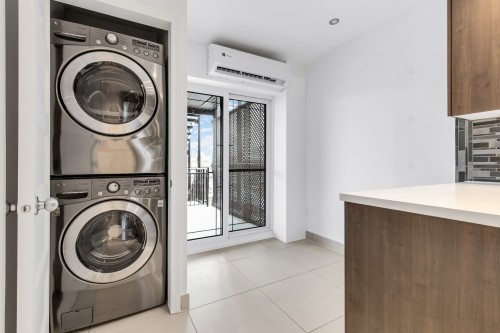 Laundry - 3-6585 Rue Garnier, Montréal (Rosemont/La Petite-Patrie), QC - Indoor Photo Showing Laundry Room