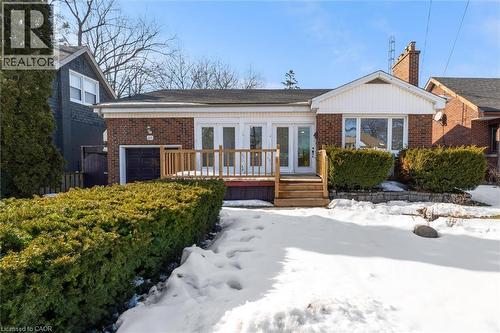 All brick bungaloft with 50x105 lot size - 40 West 3Rd Street, Hamilton, ON - Outdoor With Deck Patio Veranda With Facade