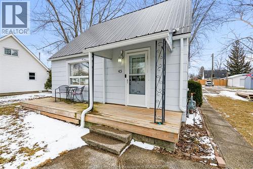 45 Richardson, Tilbury, ON - Outdoor With Deck Patio Veranda