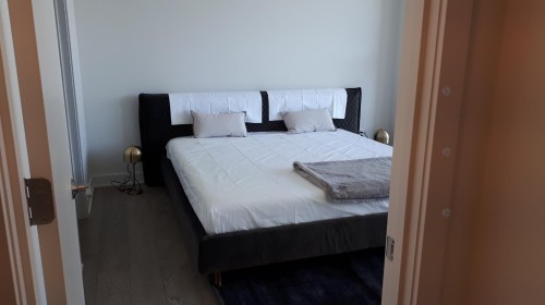 Chambre à coucher - Th5-1288 Rue St-Antoine O., Montréal (Ville-Marie), QC - Indoor Photo Showing Bedroom