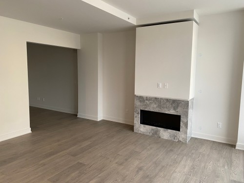 Salon - Th5-1288 Rue St-Antoine O., Montréal (Ville-Marie), QC - Indoor Photo Showing Living Room With Fireplace