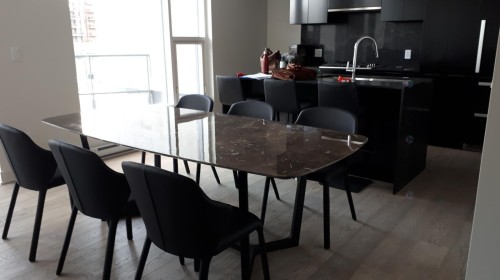 Salle à manger - Th5-1288 Rue St-Antoine O., Montréal (Ville-Marie), QC - Indoor Photo Showing Dining Room