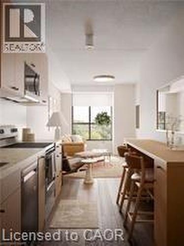 580 Coldstream Drive Unit# 201, Waterloo, ON - Indoor Photo Showing Kitchen With Upgraded Kitchen