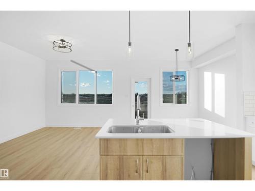 2120 210 St Nw, Edmonton, AB - Indoor Photo Showing Kitchen With Double Sink