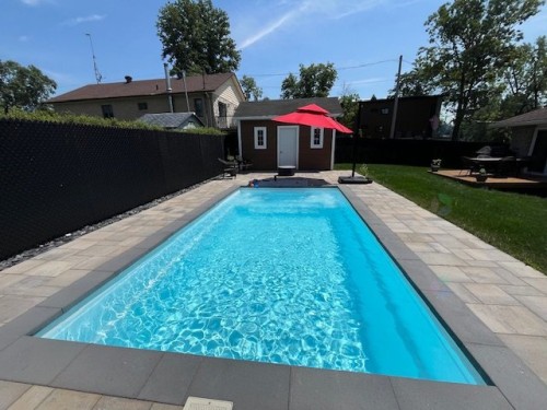 Pool - 519 Ch. Duhamel, Pincourt, QC - Outdoor With In Ground Pool With Backyard With Exterior