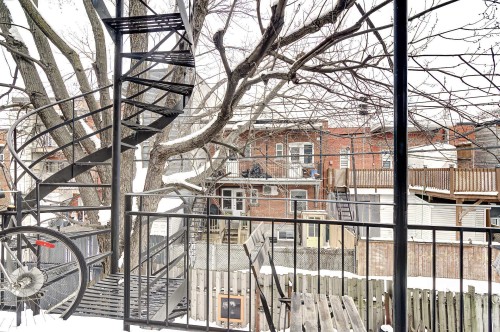 Balcony - 8043 Rue St-Dominique, Montréal (Villeray/Saint-Michel/Parc-Extension), QC - Outdoor