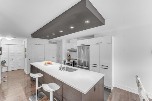 Kitchen - 102-1030 Rue St-Laurent O., Longueuil (Le Vieux-Longueuil), QC - Indoor Photo Showing Kitchen With Upgraded Kitchen
