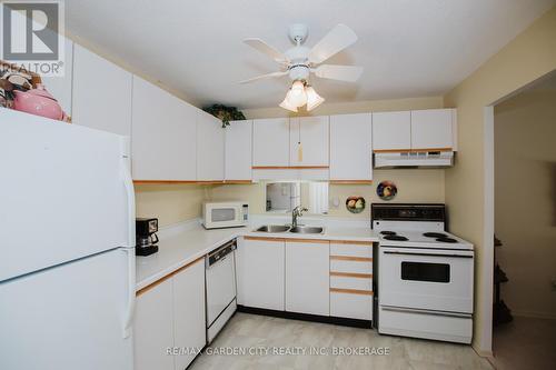 307 - 7 Gale Crescent, St. Catharines (E. Chester), ON - Indoor Photo Showing Kitchen With Double Sink