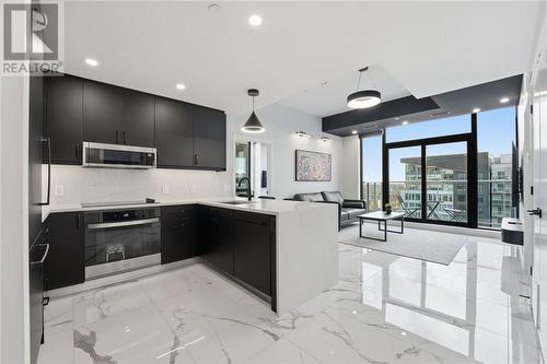 180 George Street Unit# Ph206, Ottawa, ON - Indoor Photo Showing Kitchen With Upgraded Kitchen