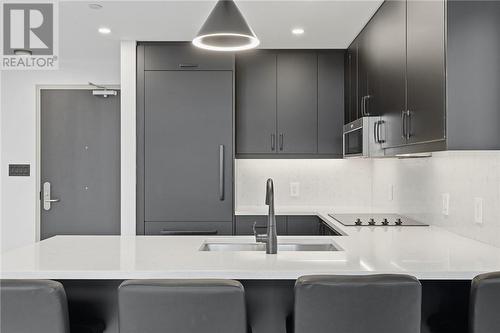 180 George Street Unit# Ph206, Ottawa, ON - Indoor Photo Showing Kitchen With Double Sink With Upgraded Kitchen