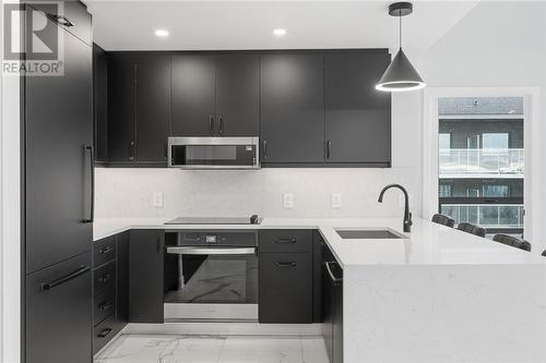 180 George Street Unit# Ph206, Ottawa, ON - Indoor Photo Showing Kitchen With Upgraded Kitchen