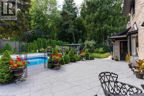 28 Stonegate Drive, Hamilton, ON - Outdoor With In Ground Pool With Deck Patio Veranda