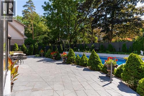 28 Stonegate Drive, Hamilton, ON - Outdoor With In Ground Pool With Backyard