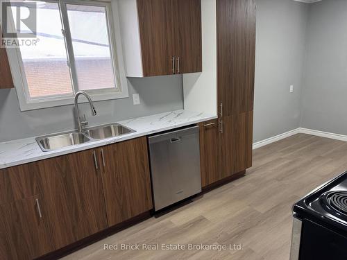 204 Veronica Drive, Kitchener, ON - Indoor Photo Showing Kitchen With Double Sink