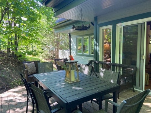 Patio - 893 Ch. Des Éperviers, Piedmont, QC - Outdoor With Deck Patio Veranda With Exterior