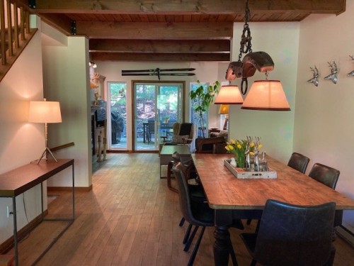 Overall view - 893 Ch. Des Éperviers, Piedmont, QC - Indoor Photo Showing Dining Room