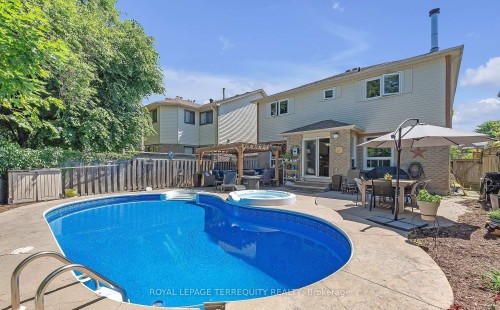 6164 Osprey Boulevard, Mississauga, ON - Outdoor With In Ground Pool With Deck Patio Veranda