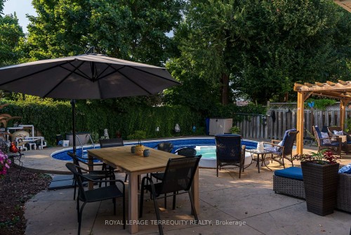 6164 Osprey Boulevard, Mississauga, ON - Outdoor With In Ground Pool With Backyard