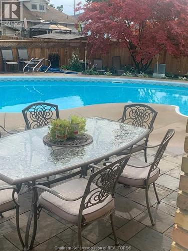 15 O'Neil Street, Chatham, ON - Outdoor With In Ground Pool