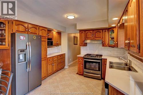 15 O'Neil Street, Chatham, ON - Indoor Photo Showing Kitchen With Double Sink
