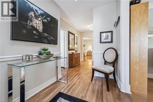 Front entry. Linen closet, hall coat closet. - 3012 First Street, Burlington, ON - Indoor